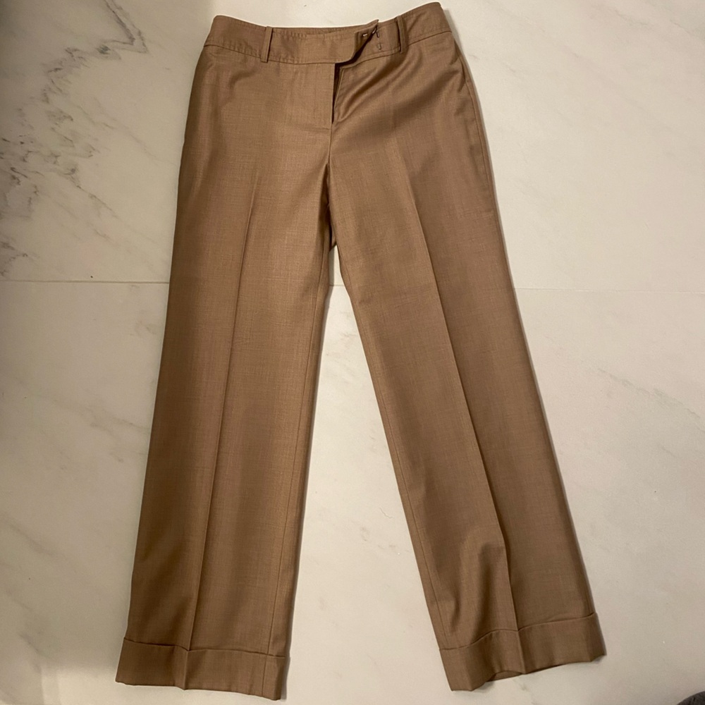 Ann Taylor tan slacks. Size 8p.
